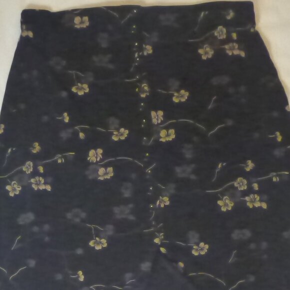 Vintage Women's Briggs New York Floral Maxi Skirt - Picture 2 of 6